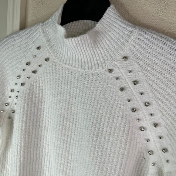 NWT Women's Liz Claiborne Long Sleeve With Rhinestones Sweater Size PXXL #593 - Picture 3 of 12